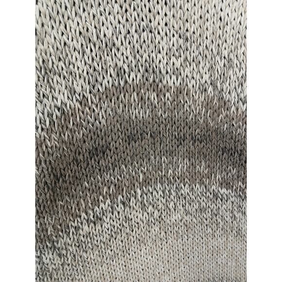 Abercrombie & Fitch Beige/Brown Knit 4 Button Cardigan Cotton Blend Pockets M/L - Picture 9 of 11